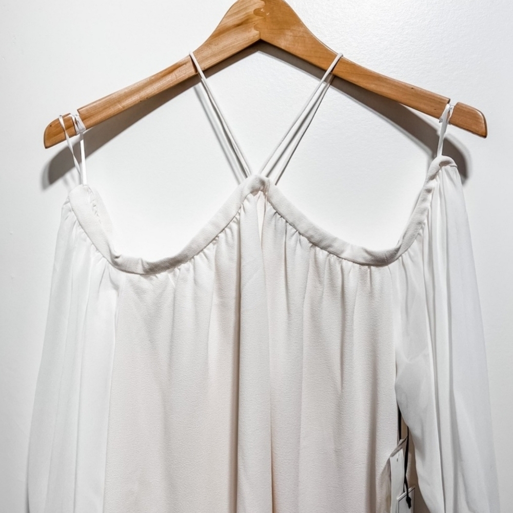 [SHIPPING FREE] 1 STATE Off-Shoulder Halter Neck Blouse - Picture 5 of 8